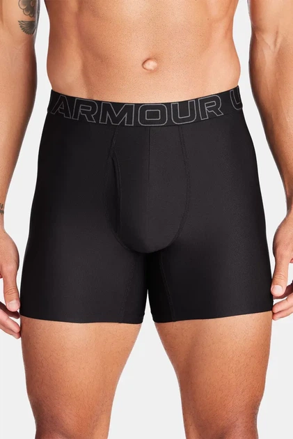 Чоловічі чорні боксери (3 шт) UA PERFORMANCE TECH MESH 6 IN Under Armour S 1383884-001 - Фото 2 Чоловічі чорні боксери (3 шт) UA PERFORMANCE TECH MESH 6 IN Under Armour S 1383884-001 - зображення 2