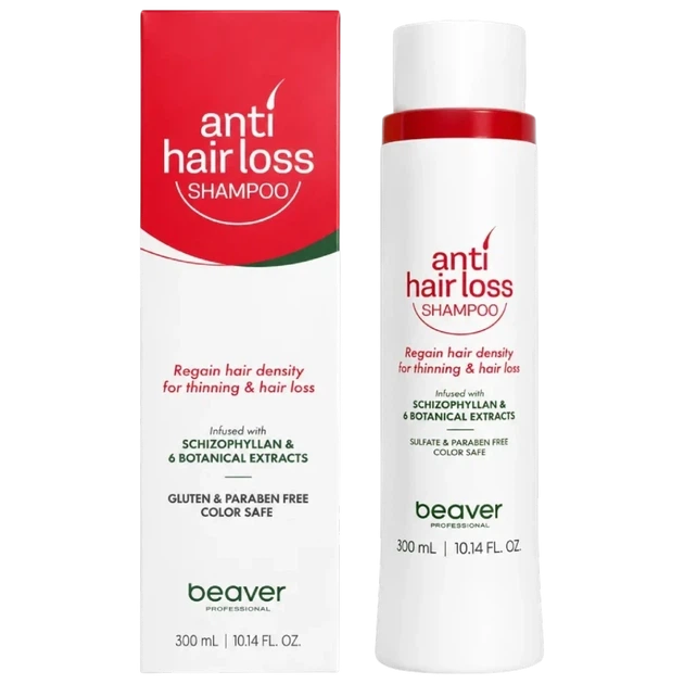 Шампунь-активатор роста волос с шизофилланом Beaver professional Anti-Hairloss Shampoo 300 мл - Фото 1 Шампунь-активатор роста волос с шизофилланом Beaver professional Anti-Hairloss Shampoo 300 мл - изображение 1
