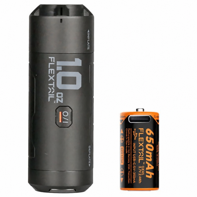 Портативный мини-насос FLEXTAILGEAR FLEXTAIL ZERO PUMP 2в1 черный (1015-347-00) - Фото 6 Портативный мини-насос FLEXTAILGEAR FLEXTAIL ZERO PUMP 2в1 черный (1015-347-00) - изображение 6
