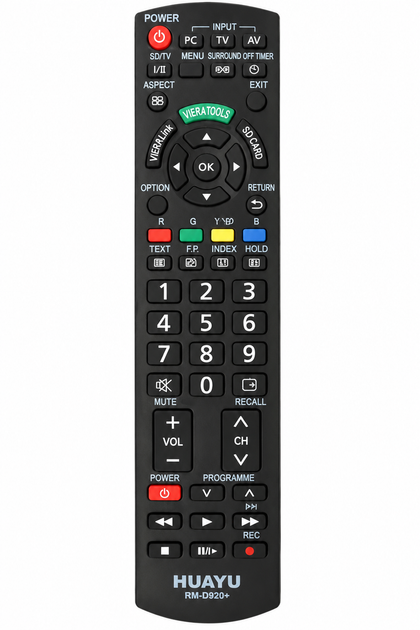 УУніверсальний пульт дистанційного керування HUAYU RM-D920+ для телевізорів PANASONIC - Фото 1 УУніверсальний пульт дистанційного керування HUAYU RM-D920+ для телевізорів PANASONIC - изображение 1