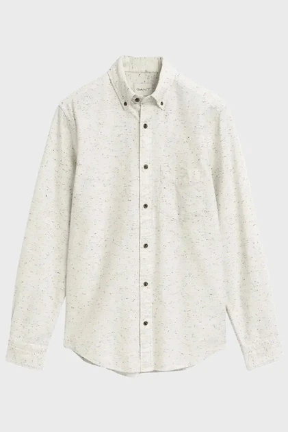 Чоловіча біла сорочка FLANNEL Gant L 3250247 - изображение 6