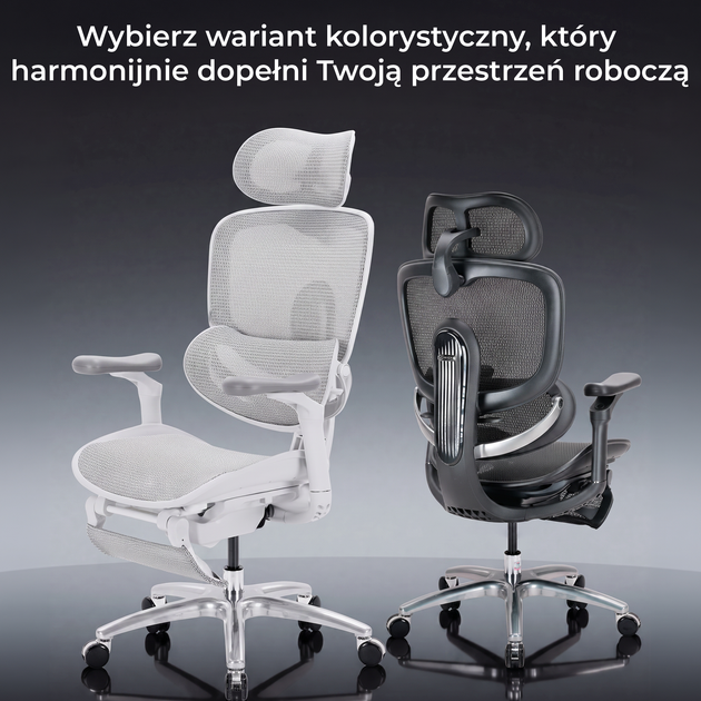 Fotel biurowy ergonomiczny Sihoo DORO C300 LITE V2 z podnóżkiem Czarny (4820216980110) - Zdjęcie 15 Fotel biurowy ergonomiczny Sihoo DORO C300 LITE V2 z podnóżkiem Czarny (4820216980110) - obraz 15