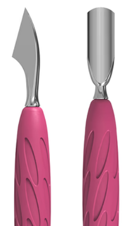 Łopatka do manicure Staleks Pro Uniq 10 Type 3 wąski zaokrąglony pusher + toporek (PQ-10/3) (4820241069200) - obraz 2