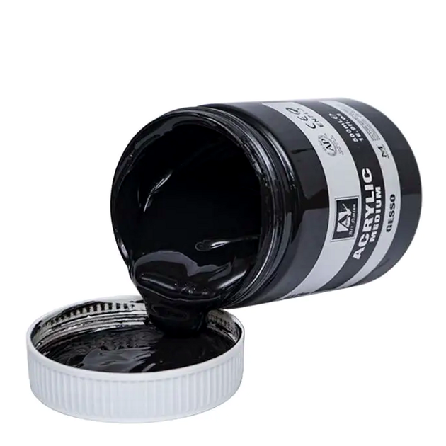 Грунт акриловый черный 500 мл для художественных работ GESSO Acrylic Medium SQ-27980 - Фото 5 Грунт акриловый черный 500 мл для художественных работ GESSO Acrylic Medium SQ-27980 - изображение 5