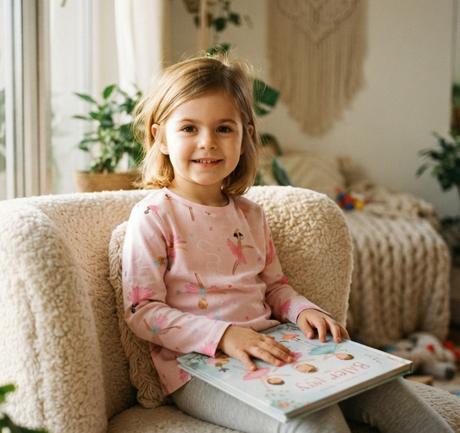 Піжамна кофта primark з принтом балерин (4-5 років / 110 см), рожевий - Фото 3 Піжамна кофта primark з принтом балерин (4-5 років / 110 см), рожевий - изображение 3