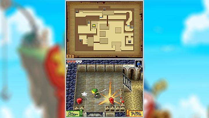 Игра Nintendo DS The Legend of Zelda: Phantom Hourglass Английская Версия Только Картридж Б/У - изображение 5