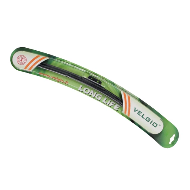 Щітка склоочисника безкаркасна VELGIO Long Life 380 мм Hook передня - Фото 1 Щітка склоочисника безкаркасна VELGIO Long Life 380 мм Hook передня - зображення 1