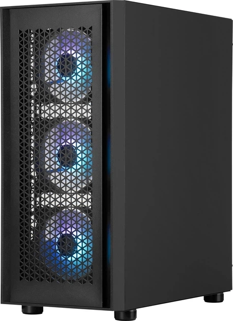Корпус Prologix GM-07RBA Black с 4 ARGB вентиляторами - Фото 3 Корпус Prologix GM-07RBA Black с 4 ARGB вентиляторами - изображение 3