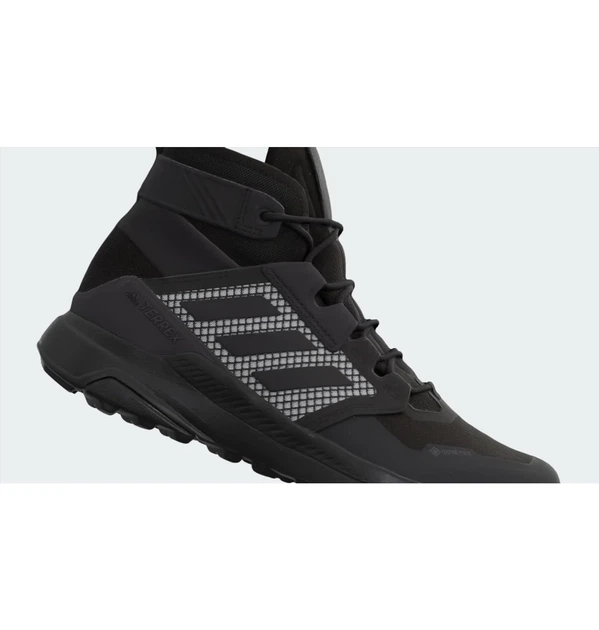 Чоловічі трекінгові високі кросівки Terrex Trailmaker Mid Gore-tex Black FY2229 для туризму хайкінг активний відпочинок чорного кольору розмір 46 - изображение 4