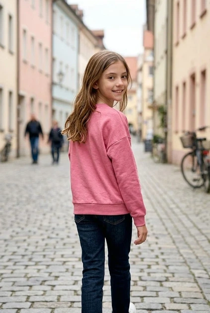 Кофта оверсайз "Pink Glow" для девочек Kiddo темно-розовый с черным 152 см - Фото 2 Кофта оверсайз "Pink Glow" для девочек Kiddo темно-розовый с черным 152 см - изображение 2