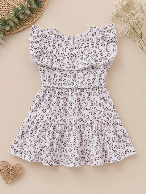 Платье муслиновое Muslin Hearts Kiddo молочный 134 см - изображение 3