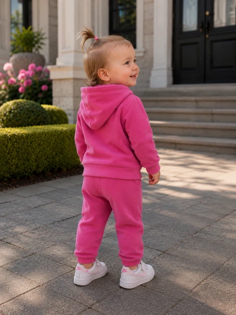 Костюм велюровый Velvet Teddy Kiddo розовый 80 см - изображение 2
