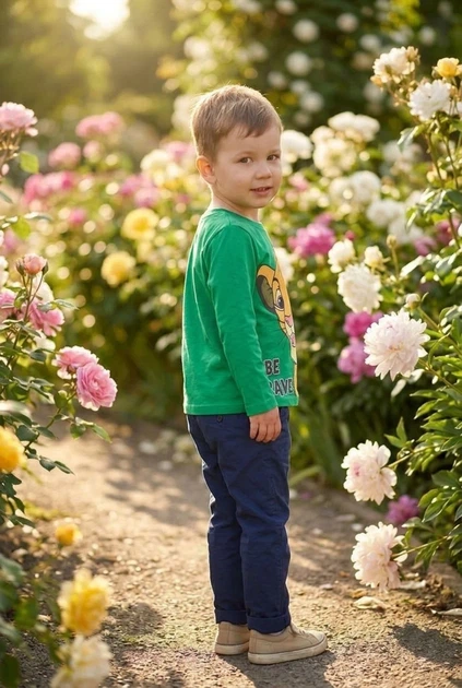 Кофта дитяча з принтом Сімби та написом "BE BRAVE!" Kiddo яскравий зелений 98 см - Фото 2 Кофта дитяча з принтом Сімби та написом "BE BRAVE!" Kiddo яскравий зелений 98 см - зображення 2