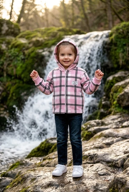 Сорочка фліс в клітинку з капюшоном для дівчинки (рожева) Kiddo Рожевий розмір 92 (KIDDO-8B768F203CE04565A3579A4097F5F85D) - Фото 1 Сорочка фліс в клітинку з капюшоном для дівчинки (рожева) Kiddo Рожевий розмір 92 (KIDDO-8B768F203CE04565A3579A4097F5F85D) - зображення 1