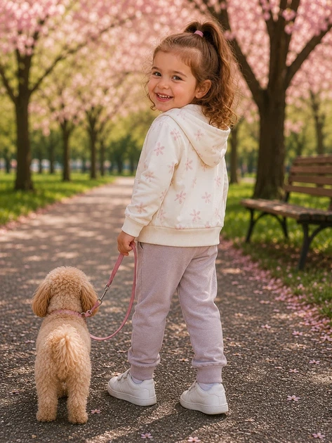 Комплект-тройка “Bloom Love” Kiddo лавандово-фиолетовый 86 см - Фото 2 Комплект-тройка “Bloom Love” Kiddo лавандово-фиолетовый 86 см - изображение 2