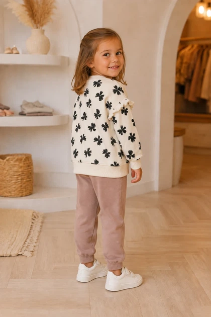 Костюм Butterfly Charm Kiddo молочный 98 см - изображение 2