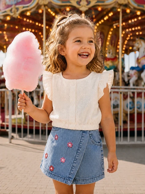 Комплект Daisy Denim Kiddo белый 104 см - Фото 1 Комплект Daisy Denim Kiddo белый 104 см - изображение 1