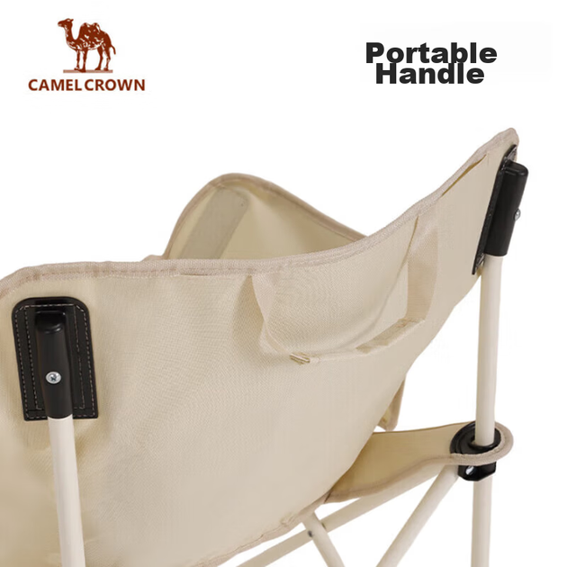 Складной портативный пляжный стул CAMEL Outdoor Kids Moon Chair для пикника, рыбалки, кемпинга и рисования, цвет хаки. - изображение 10