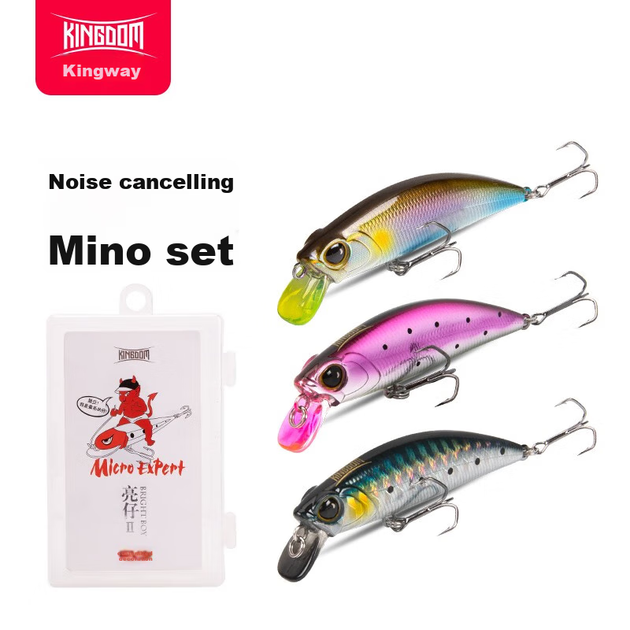 Искусственная приманка Guowangluya Lure Sinking Minnow Bionic для пресноводного окуня и большеротого окуня, набор Bright Minnow 7 г. - зображення 4