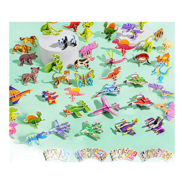 Детская игрушка MAILE KID, 3D-пазл, набор для творчества, для детей 3-6 лет, забавные насекомые для детского сада, подарок на день рождения для мальчиков и девочек. - изображение 4