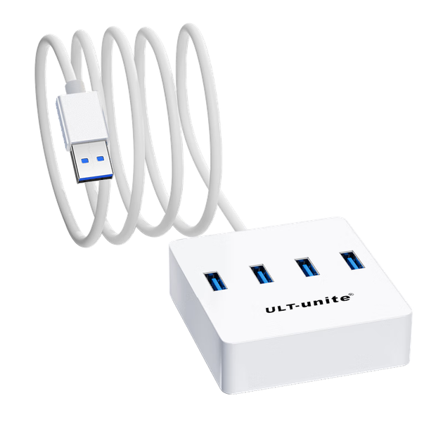 USB-концентратор ULT-Unite 3.0, док-станция расширения, высокоскоростной четырехпортовый концентратор, многопортовый адаптер для ноутбуков и настольных компьютеров, удлинительный кабель. - Фото 4 USB-концентратор ULT-Unite 3.0, док-станция расширения, высокоскоростной четырехпортовый концентратор, многопортовый адаптер для ноутбуков и настольных компьютеров, удлинительный кабель. - изображение 4