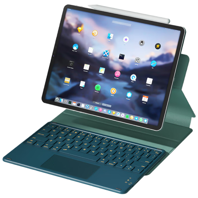 Новый защитный чехол для iPad BOW Hangshi HC019, 10,9/11 дюймов, версия 18 дюймов, полностью магнитный, для планшета Apple 10,9 дюймов 2018 года, интегрированный, темно-зеленый. - изображение 4