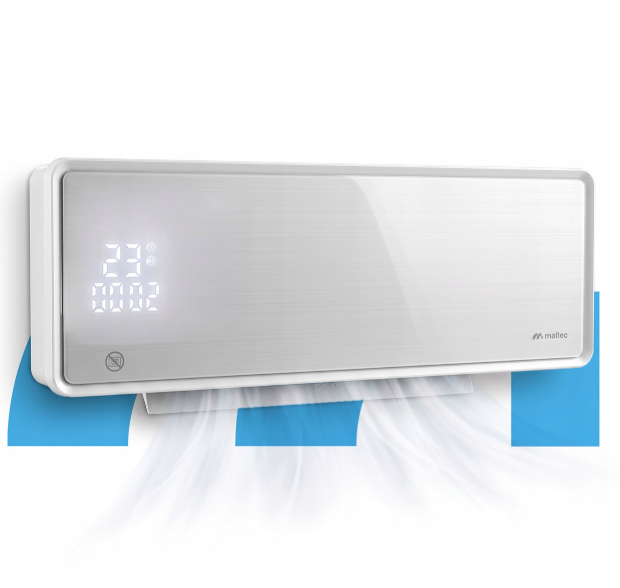 Воздушная завеса MalTec PT5800W-WH Wi-Fi 2000 Вт, керамический PTC обогреватель, пульт, таймер, дисплей, белая 115252 - изображение 2