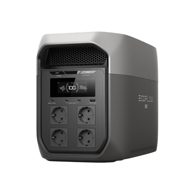 Зарядна станція EcoFlow DELTA 3 Max EU 2400 Вт / 2048 Вт·год, LiFePO4, UPS - Фото 1 Зарядна станція EcoFlow DELTA 3 Max EU 2400 Вт / 2048 Вт·год, LiFePO4, UPS - зображення 1