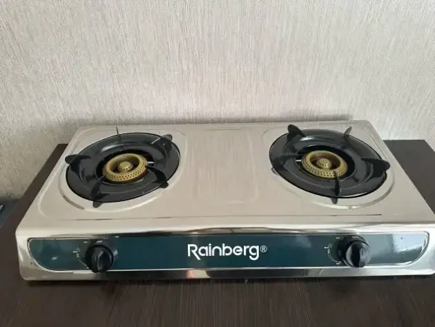 Настільна газова плита таганок на 2 конфорки Rainberg RB-2233 - изображение 7