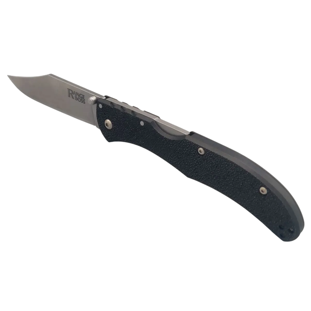 Ніж складаний Cold Steel Range Boss, замок Tri-Ad Lock, лезо Plain Stonewashed 4116, руківя Black Zy-Ex, Тайвань, CS-20KR5 - Фото 5 Ніж складаний Cold Steel Range Boss, замок Tri-Ad Lock, лезо Plain Stonewashed 4116, руківя Black Zy-Ex, Тайвань, CS-20KR5 - изображение 5