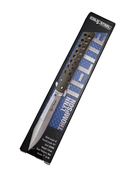 Ніж Cold Steel Ti-Lite 6" Thompson Signature CS-26C6AA - изображение 7