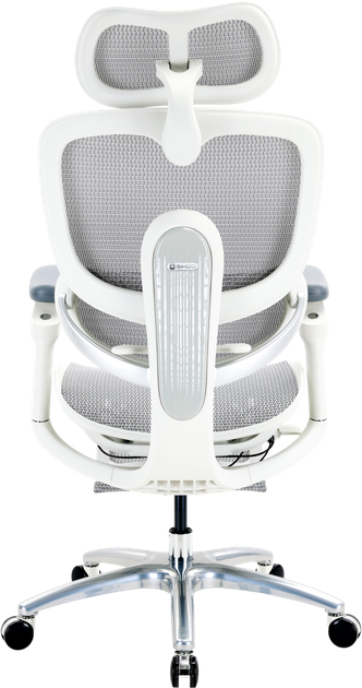 Fotel biurowy ergonomiczny Sihoo DORO C300 LITE V2 z podnożkiem White (4820216980134) - Zdjęcie 2 Fotel biurowy ergonomiczny Sihoo DORO C300 LITE V2 z podnożkiem White (4820216980134) - obraz 2