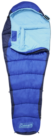 Śpiwór Coleman Fision 100 Single Mummy 208 x 81 cm Granatowo-niebieski (2000028601) (3138522092818) - obraz 2