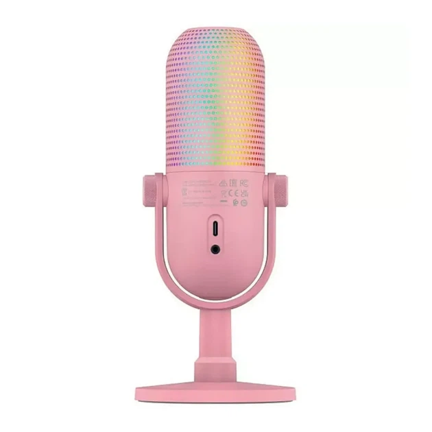 Мікрофон RAZER Seiren V3 Chroma, Quartz (RZ19-05060300-R3M1) - изображение 3