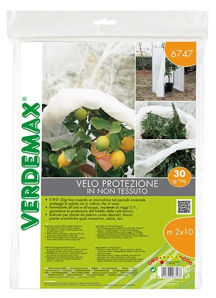 Захисний нетканий матеріал Verdemax поліпропілен 1,6х10 м білий (TIM_8015358067478/v2) - зображення 2