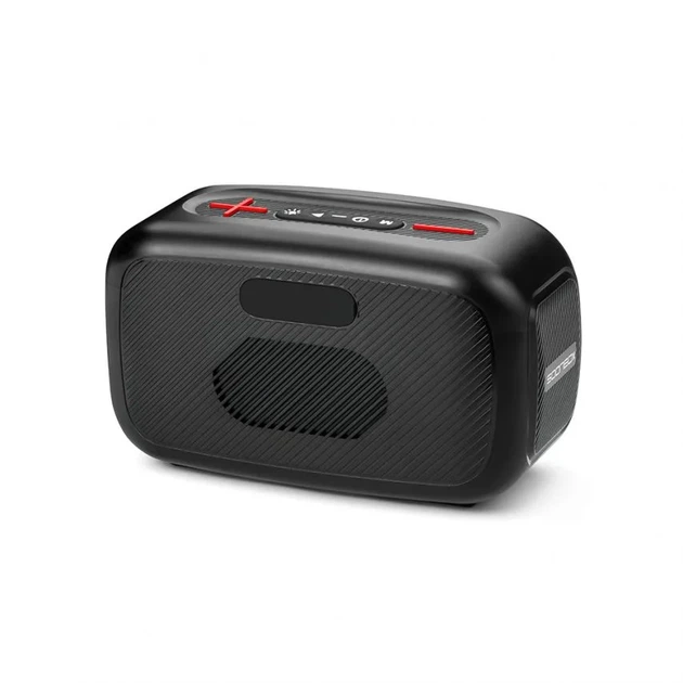 Портативна колонка Soonbox 20W Bluetooth 5.0 чорна 2 динаміки 2400mAh - Фото 2 Портативна колонка Soonbox 20W Bluetooth 5.0 чорна 2 динаміки 2400mAh - зображення 2