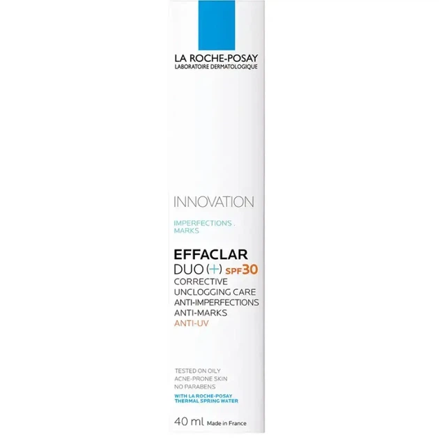 Коригувальний засіб La Roche-Posay Effaclar Duo (+) SPF30 проти недоліків і слідів постакне 40 ml - Фото 3 Коригувальний засіб La Roche-Posay Effaclar Duo (+) SPF30 проти недоліків і слідів постакне 40 ml - зображення 3