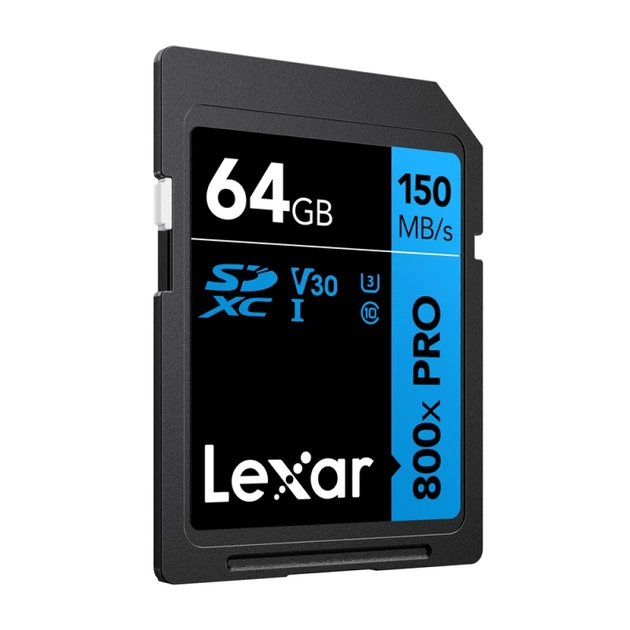 Карта пам'яті Lexar Professional 800x Pro SDXC 64GB (LSD0800P064G-BNNNG) - Фото 2 Карта пам'яті Lexar Professional 800x Pro SDXC 64GB (LSD0800P064G-BNNNG) - зображення 2