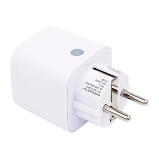 Розумна розетка Shelly Plug M Gen3 Wi-Fi White (S3PL-30110EU) - Фото 2 Розумна розетка Shelly Plug M Gen3 Wi-Fi White (S3PL-30110EU) - зображення 2