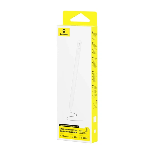 Стилус Baseus Smooth Writing PS3 Air Bluetooth для iPad White (6942521210114) - Фото 5 Стилус Baseus Smooth Writing PS3 Air Bluetooth для iPad White (6942521210114) - изображение 5
