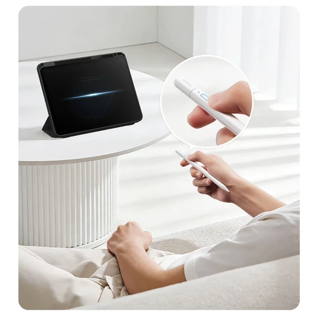 Стилус Baseus Smooth Writing PS3 Air Bluetooth для iPad White (6942521210114) - Фото 12 Стилус Baseus Smooth Writing PS3 Air Bluetooth для iPad White (6942521210114) - изображение 12