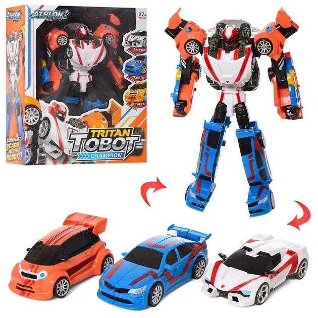 Робот-трансформер Tobot Athlon Tritan Champion 3 в 1 (Alpha, Beta, Theta) - Фото 1 Робот-трансформер Tobot Athlon Tritan Champion 3 в 1 (Alpha, Beta, Theta) - зображення 1