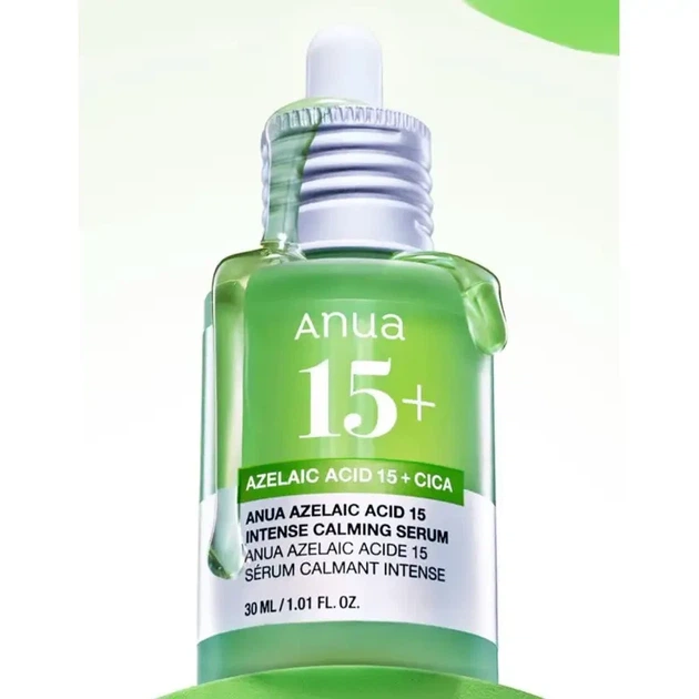 Сыроватка для лица ANUA Azelaic Acid 15 Intense Calming Serum 30 мл - Фото 3 Сыроватка для лица ANUA Azelaic Acid 15 Intense Calming Serum 30 мл - изображение 3