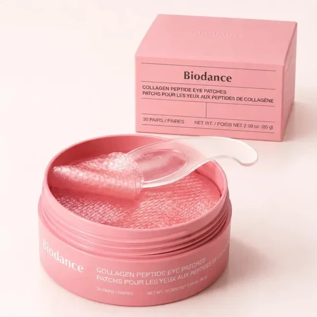 Патчі гідрогелеві для очей Biodance Collagen Peptide Eye Patches - Фото 4 Патчі гідрогелеві для очей Biodance Collagen Peptide Eye Patches - зображення 4