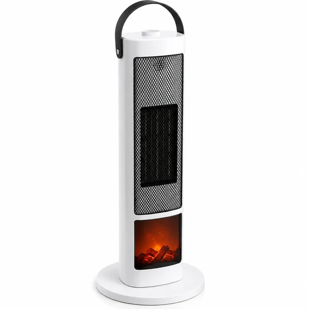 Тепловентилятор Portable Fan Heater 2000 Вт електричний обігрівач для дому офісу дачі з регулюванням температури та захистом від перегріву - изображение 10
