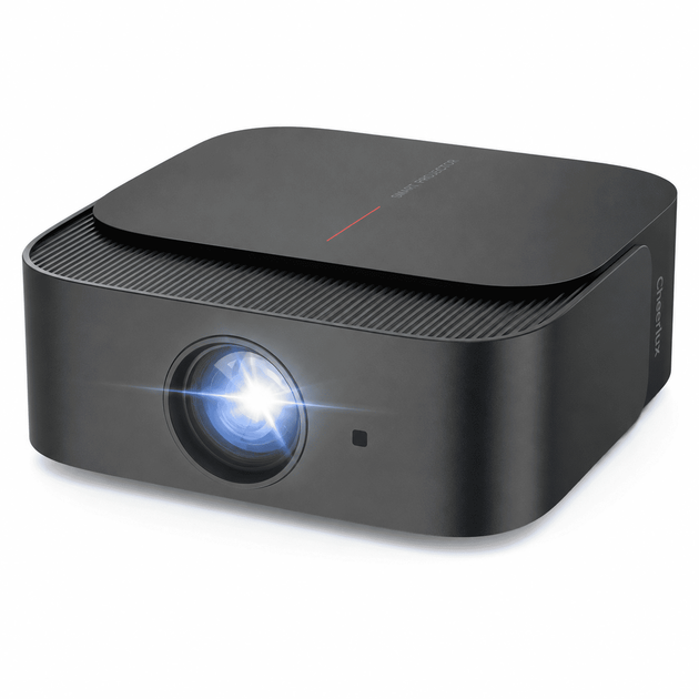 Портативний WiFi Міні LED Проектор Android 13.0 з Динаміком + Bluetooth 2 Режими + Screen Mirroring FULL HD 1080Р Cheerlux E2-C - Фото 1 Портативний WiFi Міні LED Проектор Android 13.0 з Динаміком + Bluetooth 2 Режими + Screen Mirroring FULL HD 1080Р Cheerlux E2-C - зображення 1