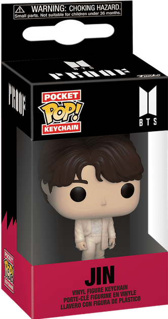 Брелок Funko Pocket Pop! Keychain: BTS — Jin (Proof) (Джин) - Фото 1 Брелок Funko Pocket Pop! Keychain: BTS — Jin (Proof) (Джин) - зображення 1