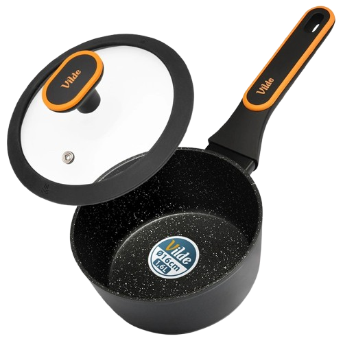 Rondel Vilde TERRUNA granitowy ze szklaną pokrywką 1.2 l (5900670117204) - Zdjęcie 2 Rondel Vilde TERRUNA granitowy ze szklaną pokrywką 1.2 l (5900670117204) - obraz 2