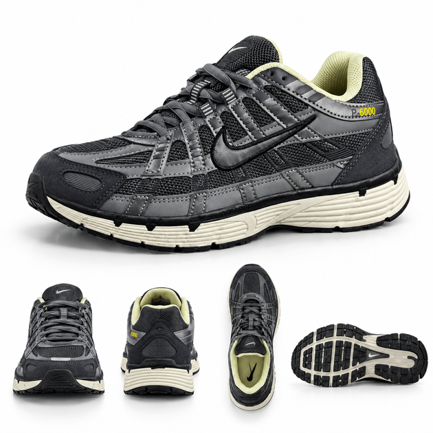 Мужские кроссовки P-6000 Gore-Tex Waterproof на термо подкладке 42 Grey-Biege - Фото 2 Мужские кроссовки P-6000 Gore-Tex Waterproof на термо подкладке 42 Grey-Biege - изображение 2