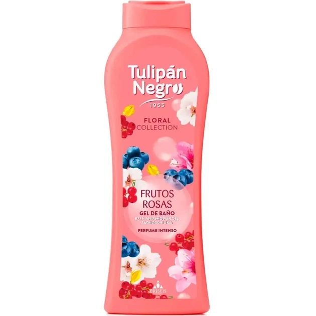 Гель для душу TULIPAN NEGRO Frutos Rosas Рожеві фрукти, 650 мл - Фото 1 Гель для душу TULIPAN NEGRO Frutos Rosas Рожеві фрукти, 650 мл - изображение 1